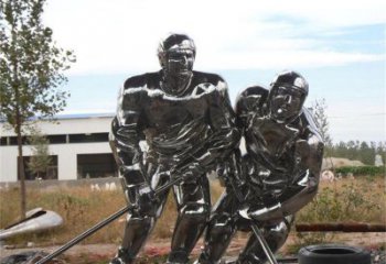 中式老頭雕塑廠家 現(xiàn)代公園小品  鏡面不銹鋼老頭雕塑廠