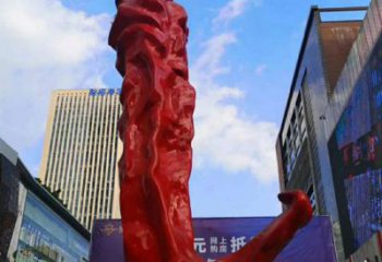 廣場辣椒雕塑廠家 現代小品 仿真不銹鋼辣椒雕塑廠