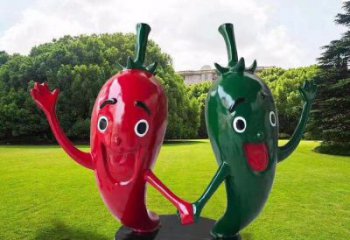 歐式辣椒雕塑廠家 抽象擺件 廣場不銹鋼辣椒雕塑廠