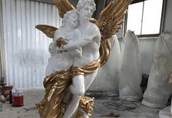 戶外愛神雕塑廠家 噴漆小品 現(xiàn)代大型愛神雕塑制作