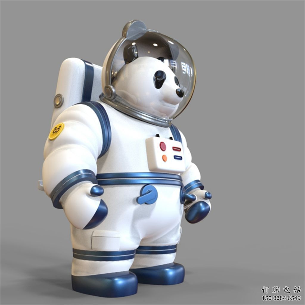 抽象宇航員雕塑廠家 創意小品 戶外宇航員雕塑定做