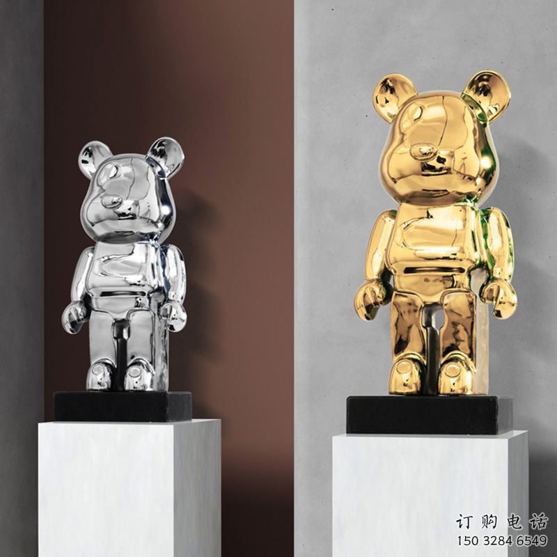 歐式外星人雕塑廠家 抽象擺件  創意電鍍外星人雕塑廠