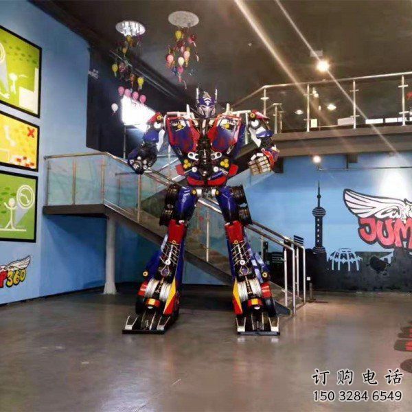 大型機器人雕塑廠家 鍛造小品 創(chuàng)意機器人雕塑廠