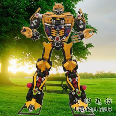 異形機器人雕塑廠家 現代廣場小品 抽象機器人雕塑工廠