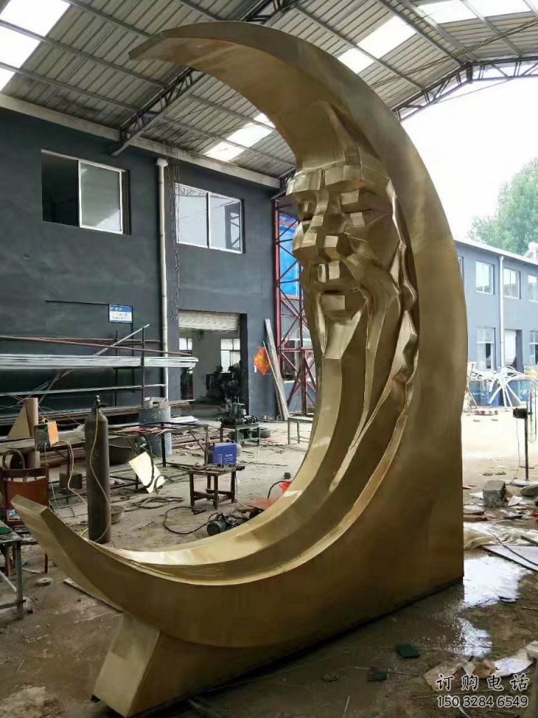 庭院月老雕塑廠家 現代小品 鍛造月老雕塑廠