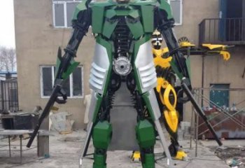 廣場機器人雕塑廠家  公園小品  現代機器人雕塑廠