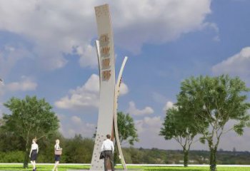 現(xiàn)代精神堡壘雕塑廠家 大型別墅區(qū)擺件  創(chuàng)意不銹鋼精神堡壘雕塑