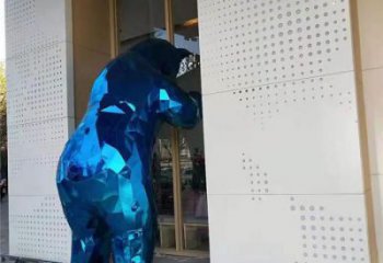 大型北極熊雕塑廠家 鍛造小品  現代北極熊雕塑廠
