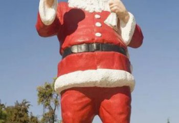 大型不銹鋼圣誕老人雕塑 步行街卡通雕塑 動(dòng)漫擺件