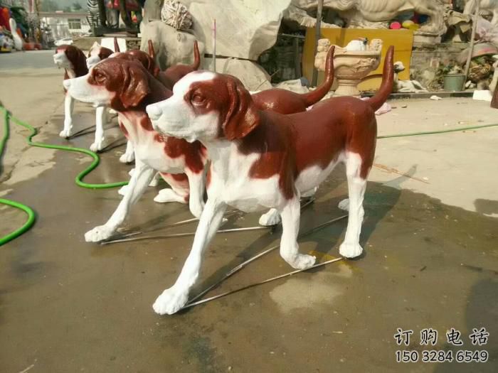 廣場狗雕塑 公園仿真雕塑 抽象擺件