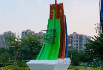 廣場帆船雕塑廠家，仿古景觀雕塑，仿古擺件