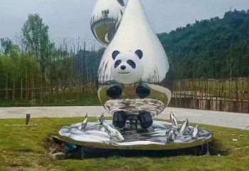 不銹鋼房地產(chǎn)水珠雕塑 現(xiàn)代淚滴雕塑 幾何雕塑