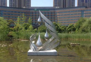 公園水珠雕塑廠家 創(chuàng)意企業(yè)雕塑 美陳雕塑
