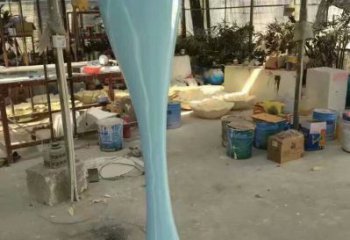 廣場水珠雕塑廠家 抽象淚滴雕塑 烤漆雕塑