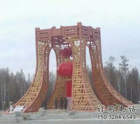 廣場燈籠雕塑供應(yīng)商 抽象雕塑 烤漆雕塑廠家