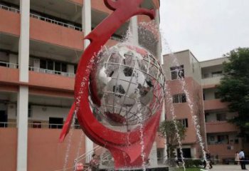 龍雕塑，噴水龍雕塑，不銹鋼龍噴水雕塑廠家