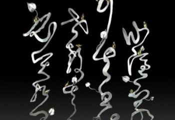 藝術(shù)字雕塑指用，景觀雕塑，不銹鋼藝術(shù)字雕塑點擊