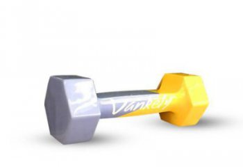 啞鈴坐凳雕塑廠家，商場美陳藝術擺件