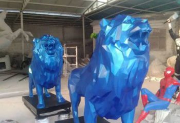 創(chuàng)意獅子雕塑