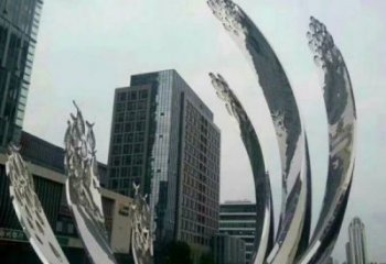 地面噴泉雕塑小品，圓環結構概念，旱地水景噴泉體系