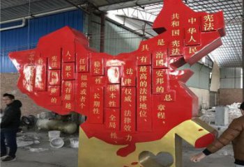 地圖雕塑制作，陸地?cái)[件，不銹鋼地圖雕塑制造廠家