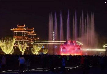 蓮花雕塑訂做，街景小品，蓮花噴泉雕塑定制廠家