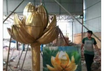 園林紫荊花雕塑