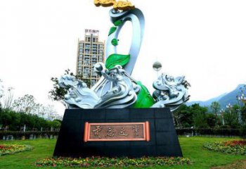 蘭花雕塑優(yōu)選，陸地擺件，園林蘭花花朵雕塑供應(yīng)廠家