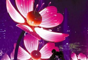 桃花雕塑供求，景區(qū)案例，仿真桃花雕塑廠家