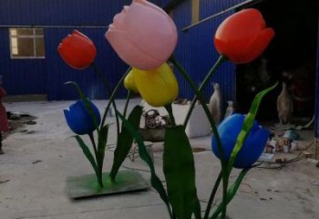 郁金香雕塑精選,景觀概念,不銹鋼郁金香雕塑制作