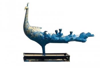 彩繪孔雀雕塑供求，景區案例，景觀仿古孔雀雕塑精選?