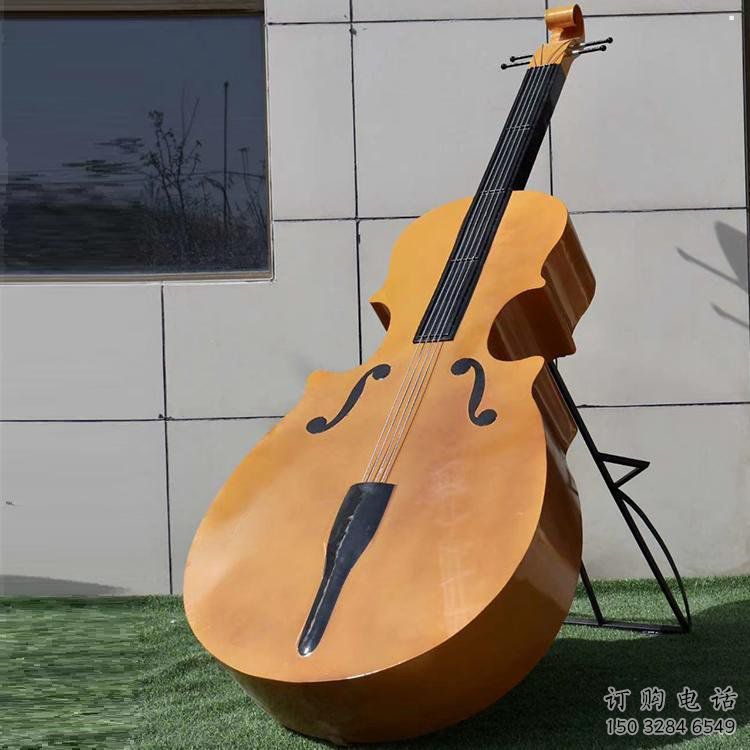 小提琴雕塑定做，標識雕塑，不銹鋼小提琴雕塑選定