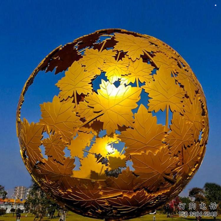 花球雕塑方案，景區雕塑，不銹鋼花球雕塑精選