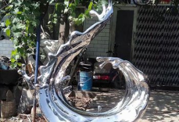 波浪雕塑提供,多彩藝術,中式不銹鋼波浪雕塑通用