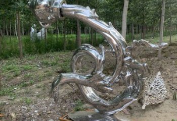 波浪雕塑制造商,鋼管組合,不銹鋼波浪雕塑優選