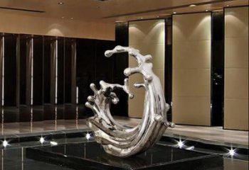 房地產浪花雕塑