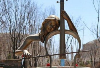 商業街吉他雕塑