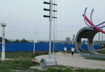 馬頭琴雕塑常用，酒店擺件，不銹鋼馬頭琴雕塑觀賞型