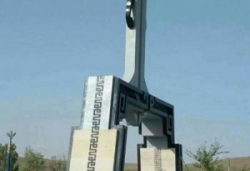 馬頭琴雕塑專供，廣場雕塑，不銹鋼馬頭琴雕塑供應