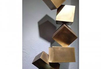 幾何體雕塑承接,村標概念,不銹鋼幾何體雕塑供需