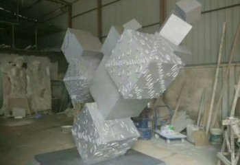 幾何體雕塑精選,景區雕塑,不銹鋼幾何體雕塑工廠