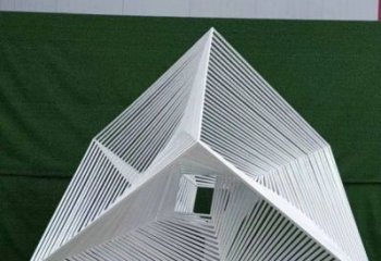 立方體雕塑承接，城市裝飾，鏤空立方體雕塑批發