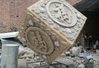 魔方雕塑訂做，多彩藝術，戶外字體魔方雕塑制造