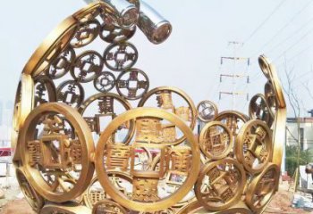 空心球雕塑制造商，露天雕塑，鏤空空心球雕塑訂做廠家