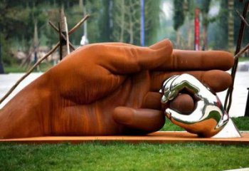 握手雕塑供需,小區雕塑,不銹鋼握手雕塑制造廠家