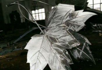 楓葉雕塑供求，露天雕塑，不銹鋼楓葉雕塑標準