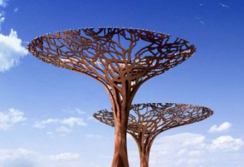 遮陽樹雕塑選用，美陳雕塑，不銹鋼遮陽樹雕塑標(biāo)準(zhǔn)