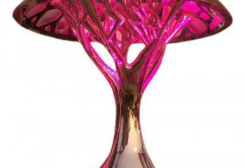 燈光樹雕塑通用，街頭雕塑，創意燈光蘑菇樹雕塑標準