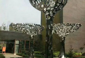 蘑菇樹雕塑生產商，街頭藝術，藝術鏤空蘑菇樹雕塑精選