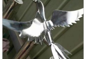 竹葉雕塑制作，景觀雕塑，鏡面不銹鋼竹葉雕塑承接